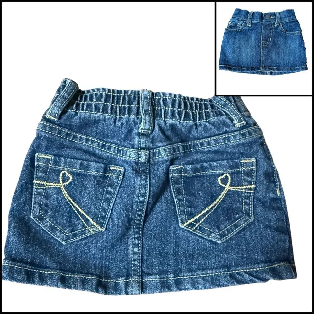 The Children's Place Est. 1989 Denim Blue Kids Skirt Size 12-18 months